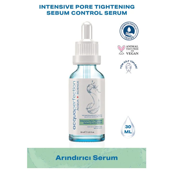 Acqua Perfection Intensive Pore Tightening Sebum Dengeleyici Yüz Serumu 30 ml - Görsel 5