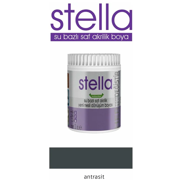 Bianca Stella 0.5 lt 1055 Mistik Beyaz Su Bazlı Saf Akrilik Boya - Görsel 6