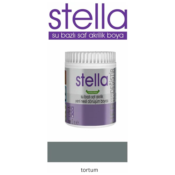 Bianca Stella 0.5 lt 1055 Mistik Beyaz Su Bazlı Saf Akrilik Boya - Görsel 5