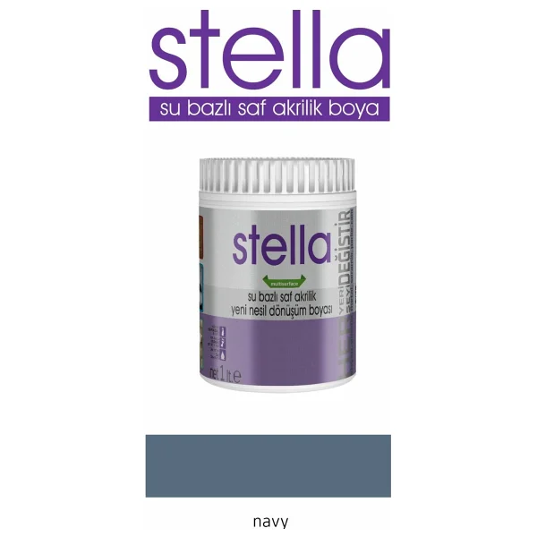 Bianca Stella 0.5 lt 1055 Mistik Beyaz Su Bazlı Saf Akrilik Boya - Görsel 3