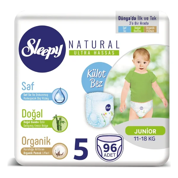 Sleepy Natural 4 Numara Maxi 120'li Külot Bez - Görsel 3