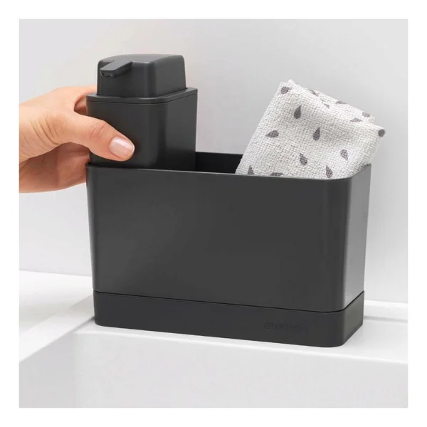 Brabantia Sabunluk ve Sünger Seti İkili Koyu Gri 302602 - Görsel 3