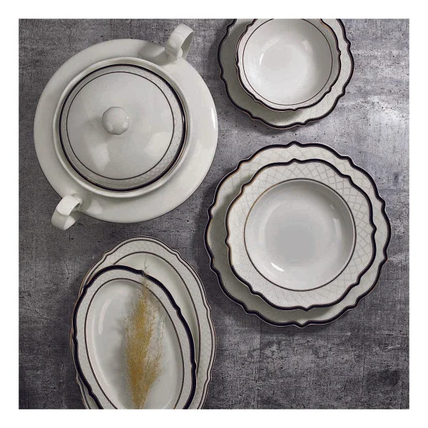 Korkmaz Eliza Collection A8238 60 Parça 12 Kişilik Yemek Takımı - Görsel 6