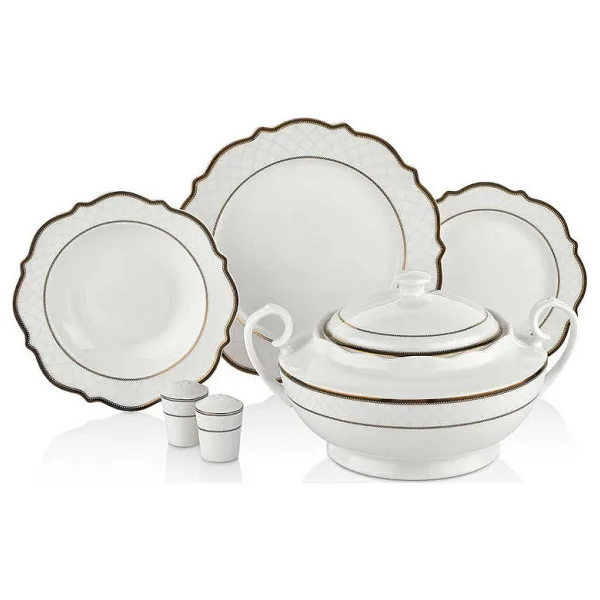 Korkmaz Eliza Collection A8238 60 Parça 12 Kişilik Yemek Takımı - Görsel 4