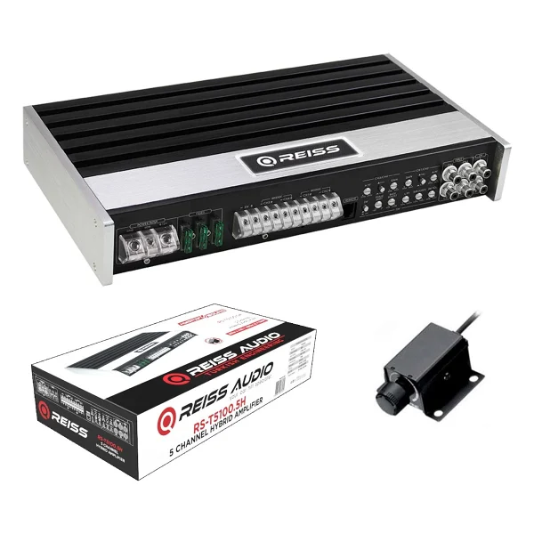 Reıss Audıo Rs-t5100.5h Oto Anfi 720w 5 Kanal Hibrit Bass Kontrol - Görsel 2