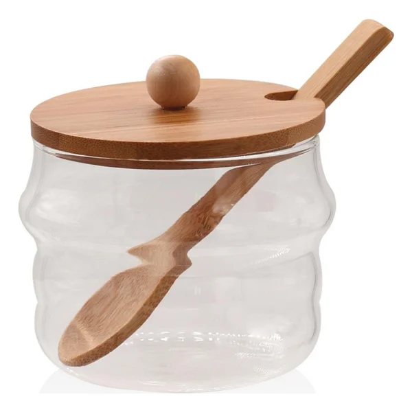 The Mia Bambu Kapaklı 250 ml Cam Kavanoz - Görsel 2