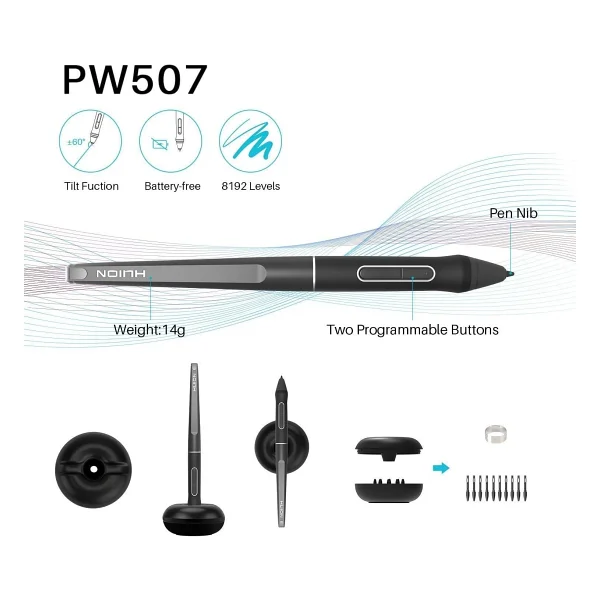 Huion Kamvas Pro 13 GT-133 13.3'' Full HD Grafik Tablet - Görsel 2
