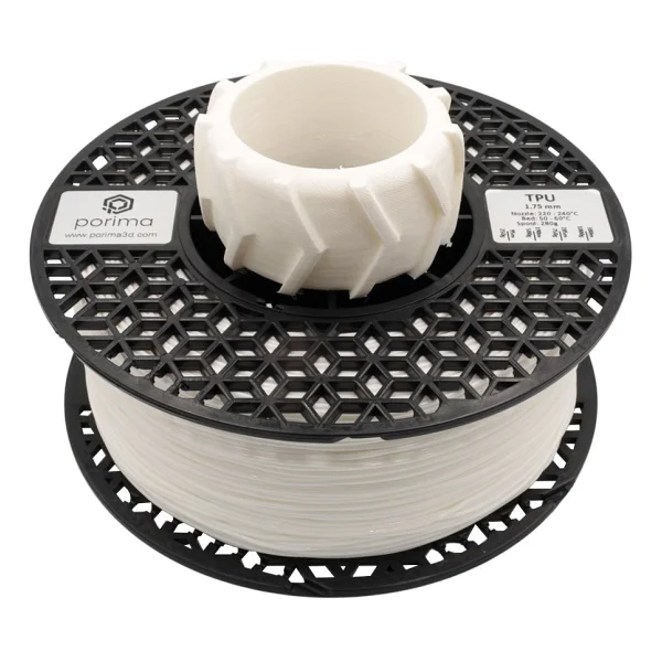 Porima TPU Flex 98A 1.75 mm 1 kg Naturel Filament - Görsel 6