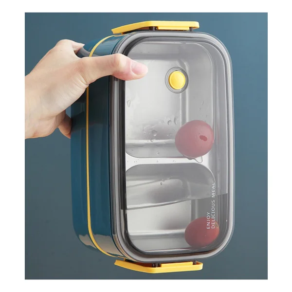 Vagonlife BL50002-2 1400 ml Yeşil Çelik Saklama Kabı - Görsel 4