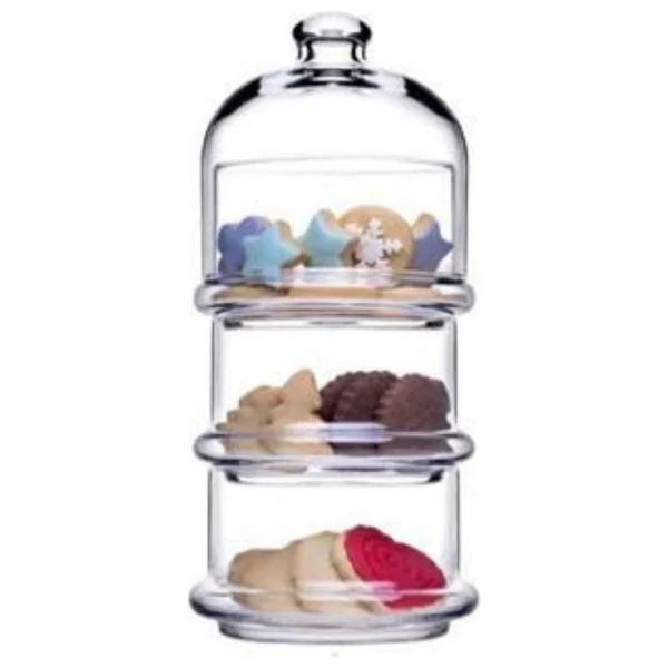 Paşabahçe Villa Patisserie Üç Katlı Kurabiyelik - Görsel 3