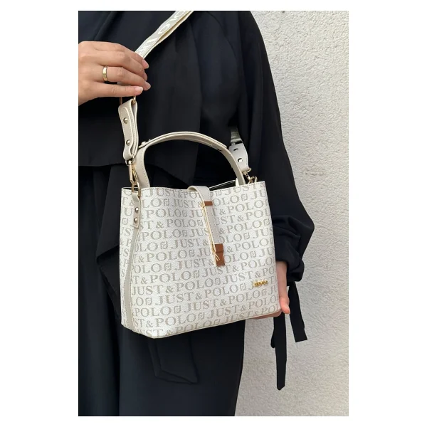 Just Polo Kilit Detaylı Siyah Kadın Cüzdan Ve Omuz Çanta Kombini Pbu4002-1004 - Görsel 9