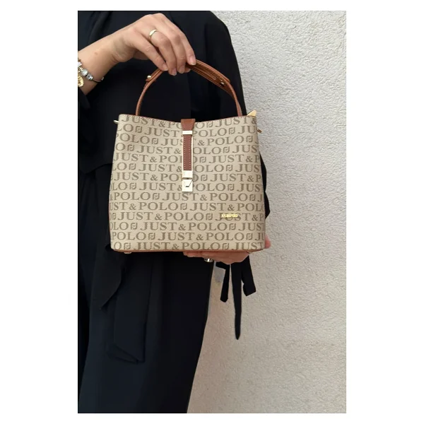 Just Polo Kilit Detaylı Siyah Kadın Cüzdan Ve Omuz Çanta Kombini Pbu4002-1004 - Görsel 6