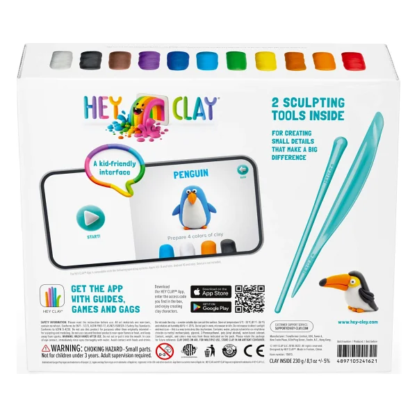 Hey Clay Kuşlar 15'li Kutu Hava ile Kuruyan Kil - Görsel 5
