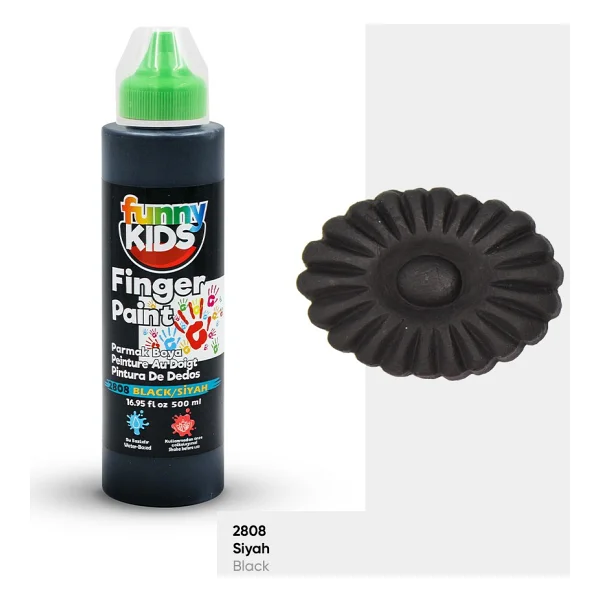Funny Kids 500 ml Parmak Boyası Mavi - Görsel 5