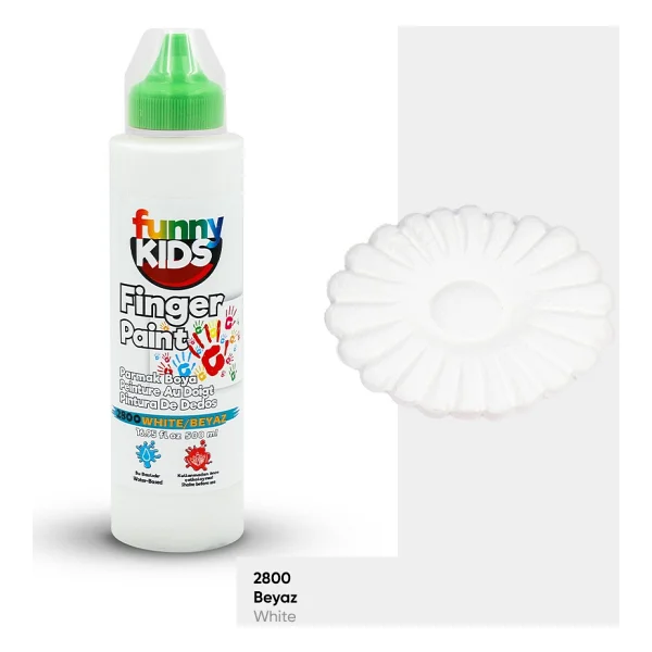 Funny Kids 500 ml Parmak Boyası Mavi - Görsel 6
