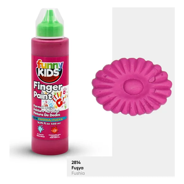 Funny Kids 500 ml Parmak Boyası Mavi - Görsel 7