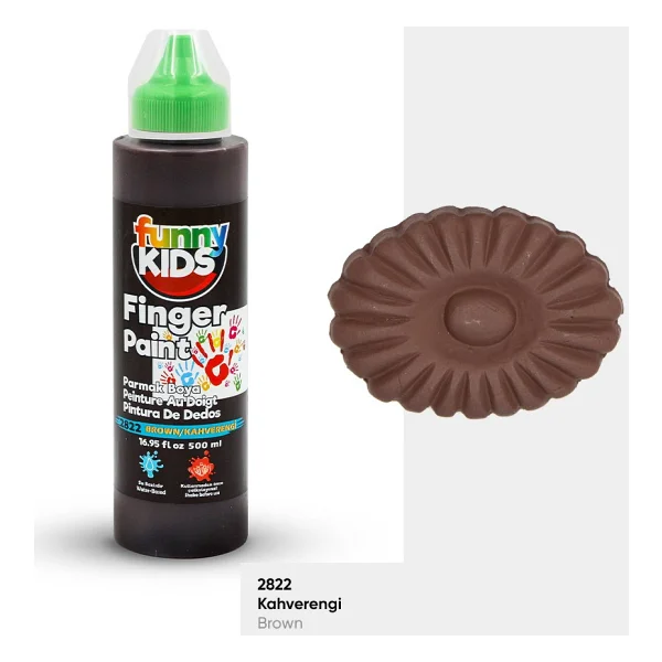 Funny Kids 500 ml Parmak Boyası Mavi - Görsel 8