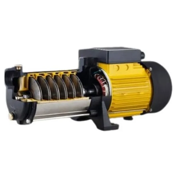 Vortex Vkp S/s 9-08 M 3.5 Hp 220V Paslanmaz Çelik Fanlı Kademeli Yatay Milli Pompa - Görsel 3