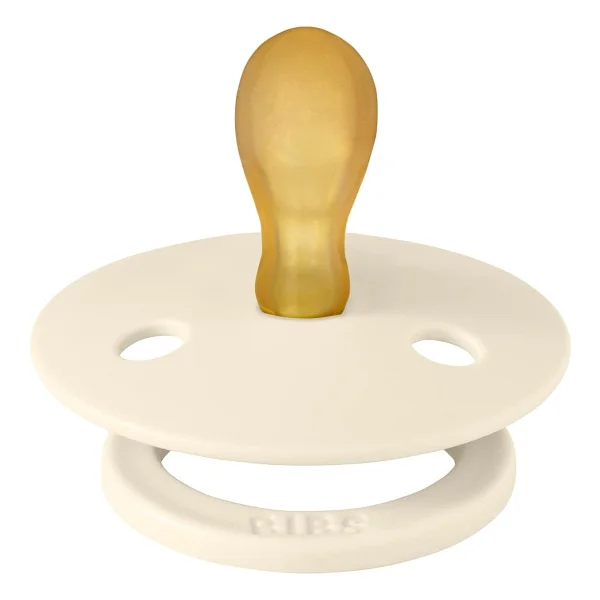 Bibs Colour Simetrik Ivory 6-18 Ay Kauçuk Emzik - Görsel 4