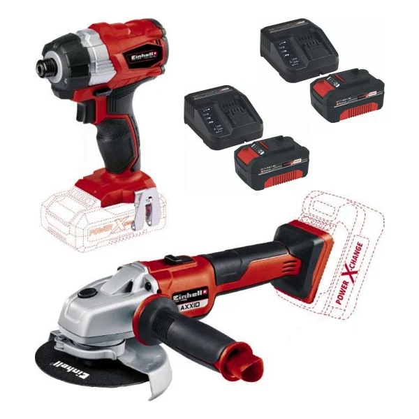 Einhell TE-CI 18 li BL Torklu Vidalama Axxio 125mm 2x4.0ah Set - Görsel 6