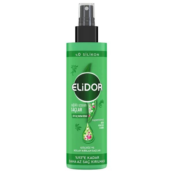 Elidor Superblend Sağlıklı Uzayan Saçlar 200 ml Sıvı Saç Kremi - Görsel 6