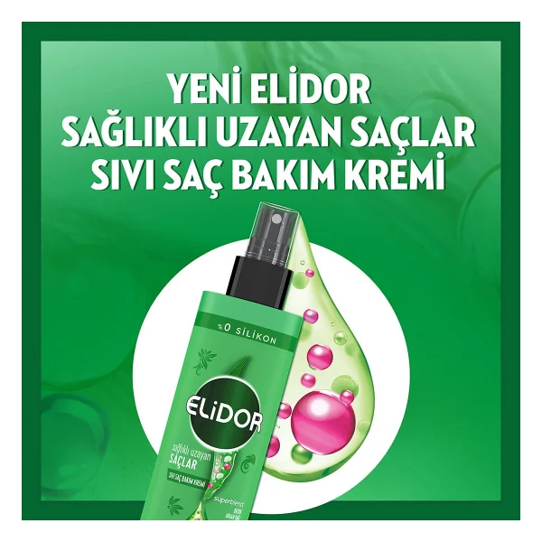 Elidor Superblend Sağlıklı Uzayan Saçlar 200 ml Sıvı Saç Kremi - Görsel 7