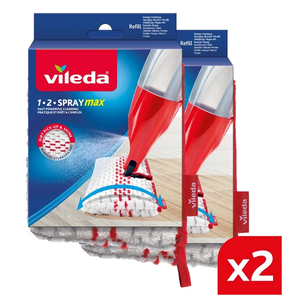Vileda 2 Paket Sprey Max Yedek Mop - 2'li - Görsel 6