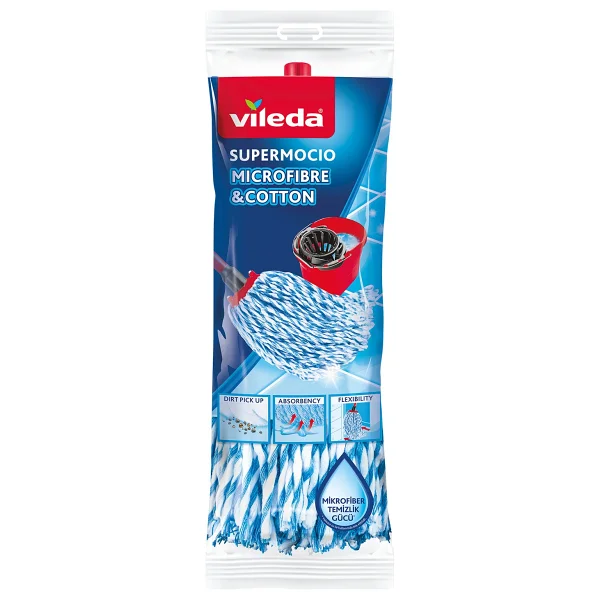 Vileda Pamuk & Mikrofiberli Supermocio Yedek Paspas - Görsel 9