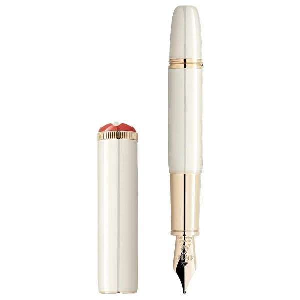Montblanc Heritage Rouge Et Noir Baby Special Edition Ivory-Coloured Dolma Kalem M 128121 - Görsel 4