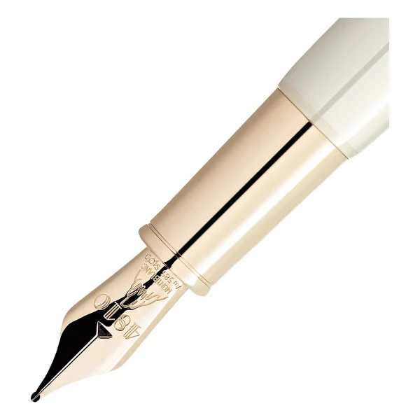 Montblanc Heritage Rouge Et Noir Baby Special Edition Ivory-Coloured Dolma Kalem M 128121 - Görsel 2