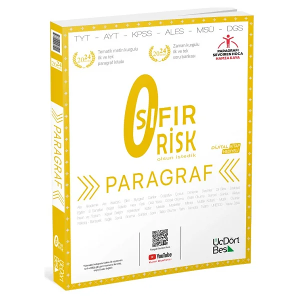 Üç Dört Beş Yayıncılık Üç Dört Beş Yayıncılık Paragraf Sıfır Risk ÜçDörtBeş Yayınları - Görsel 6