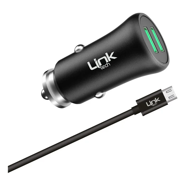 LinkTech M581 Micro USB Kablolu Hızlı Araç Şarj Aleti - Görsel 3