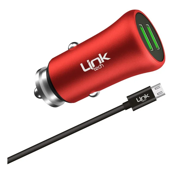 LinkTech M581 Micro USB Kablolu Hızlı Araç Şarj Aleti - Görsel 2
