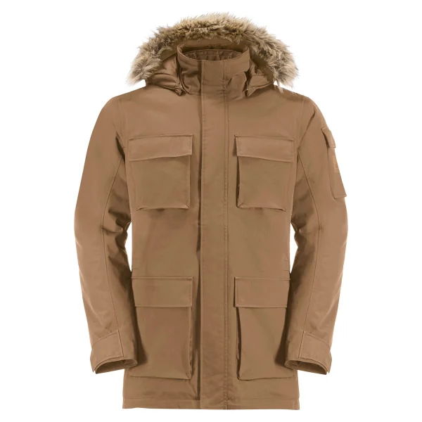 Jack Wolfskin Glacier Canyon 1107674 Kapüşonlu Kürklü Erkek Parka - Görsel 2