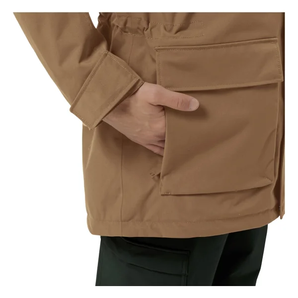 Jack Wolfskin Glacier Canyon 1107674 Kapüşonlu Kürklü Erkek Parka - Görsel 4