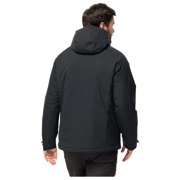 Jack Wolfskin Troposphere INS 1115321-4161 Kapüşonlu Koyu Yeşil Erkek Outdoor Mont - Görsel 2