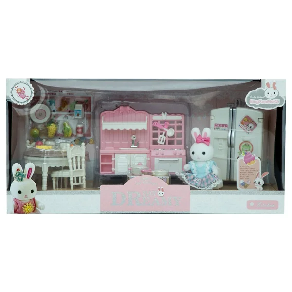 Bay Dreamy Mini Tavşan Büyük Mutfak Oyun Seti - Görsel 3