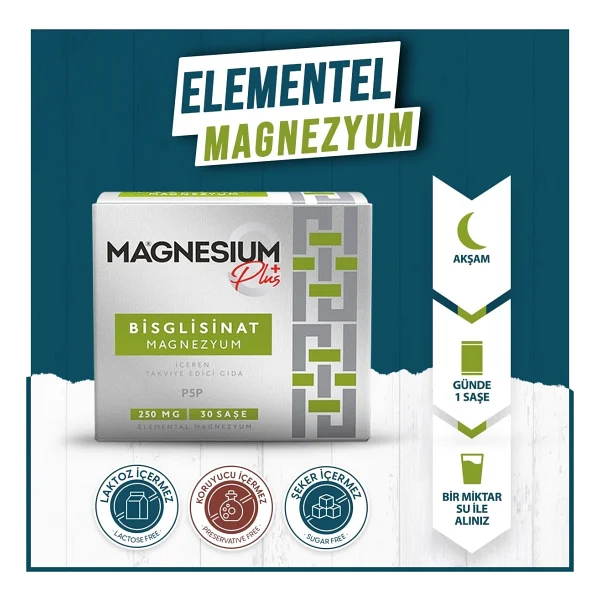 Goodday Magnesium Plus Bisglisinat 30 Saşe - Görsel 6