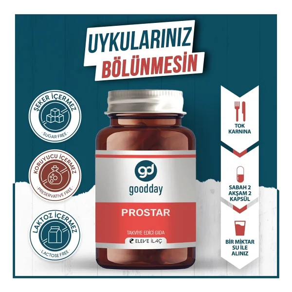 Goodday Prostar 60 Kapsül - Görsel 7