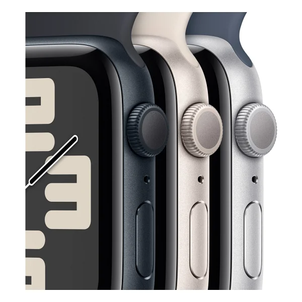 Apple Watch SE 2 2023 GPS 44mm Yıldız Işığı Alüminyum Kasa ve Yıldız Işığı Spor Loop Kordon Akıllı Saat - Görsel 3