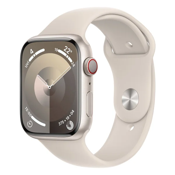 Apple Watch Series 9 GPS + Cellular 45mm Alüminyum Kasa Spor Kordon Akıllı Saat - Görsel 10