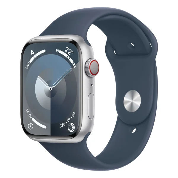 Apple Watch Series 9 GPS + Cellular 45mm Alüminyum Kasa Spor Kordon Akıllı Saat - Görsel 7