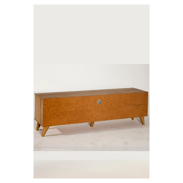 ModaLife Story Tv Ünitesi - Ceviz 160 cm 2 Kapaklı + 2 Raflı Tv Sehpası - Görsel 4