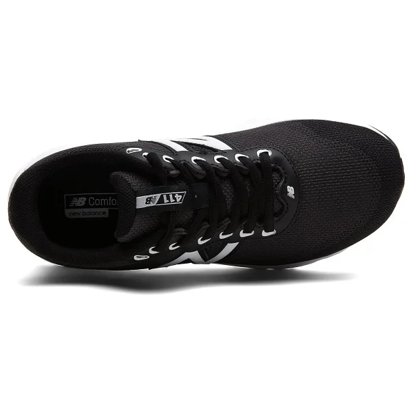 New Balance 411 M411BK2 Siyah-Beyaz Erkek Koşu Ayakkabısı - Görsel 3