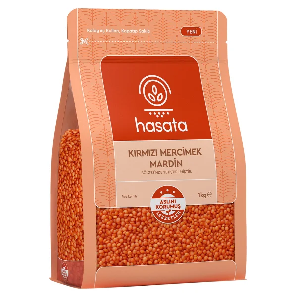 Hasata Mardin Kırmızı Mercimek 1 kg - Görsel 2