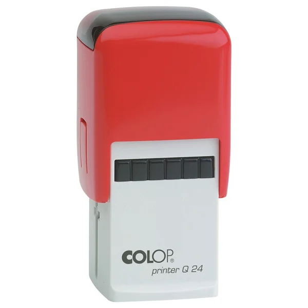 Colop Q24 Kare Kırmızı Kasa Kırmızı Keçe - 24X24MM - Görsel 3