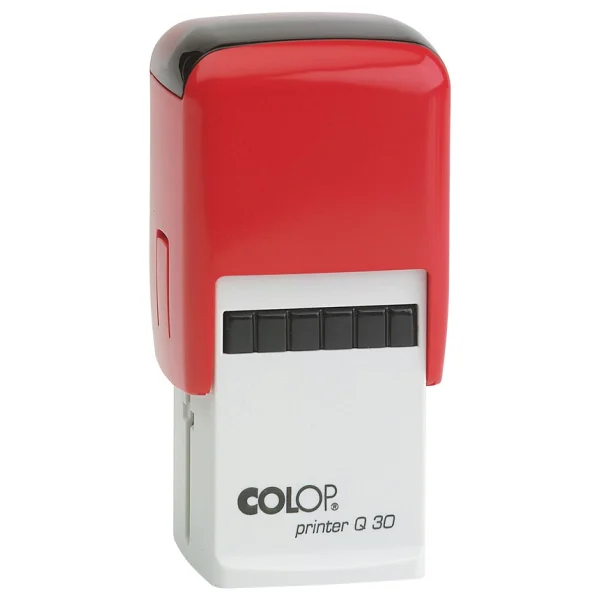 Colop Q30 Kare Kırmızı Kasa Kırmızı Keçe - 30X30MM - Görsel 3