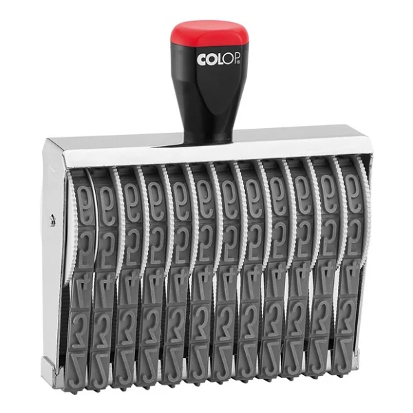 Colop 018012 Bandlı Numaratör - 18MM/12 Haneli - Görsel 2
