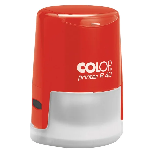 Colop R40 Yuvarlak Kırmızı Kasa Kırmızı Keçe - 40MM - Görsel 2