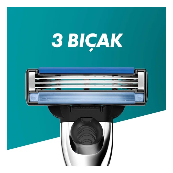 Gillette Mach3 Turbo 8'li Yedek Tıraş Bıçağı - Görsel 4